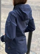 Жіноча трекінгова куртка Jack Wolfskin Texapore Stormy Point Jacket мембранна водовідштовхуюча з капішоном синя Розмір M - изображение 3