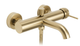 Смеситель для ванны Rea Lungo Grip brushed gold REA-B6398 - изображение 4