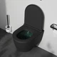 Унитаз подвесной AM.PM Func 49 см FlashClean с сиденьем с микролифтом black matt C8F1700MBSC - изображение 3