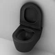 Унитаз подвесной AM.PM Func 49 см FlashClean с сиденьем с микролифтом black matt C8F1700MBSC - изображение 6