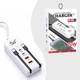 Быстрое зарядное устройство 66 Вт, 2 USB-порта и 2 PD-порта, 2 Type-C и два кабеля, Компактная, многофункциональная, мощная зарядная станция - изображение 2