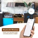 Винтажный виниловый проигрыватель пластинок с Bluetooth, в ретро-стиле Ретро-стереосистема для дома, кафе, заведение светло коричневый - изображение 3