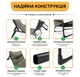 Розкладне ліжко (розкладачка) з вбудованим матрацом LEOBRO Khaki (LB-FB-S1-KHA) (LEO_LB-FB-S1-KHA) - изображение 7