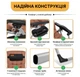 Розкладне крісло шезлонг LEOBRO Zero Gravity Premium Plus Коричневе (LB-ZGC-E1-BRN) (LEO_LB-ZGC-E1-BRN) - изображение 4