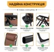 Розкладне крісло шезлонг LEOBRO Zero Gravity Premium Brown (LB-ZGC-G2-BRN) (LEO_LB-ZGC-G2-BRN) - изображение 5
