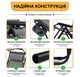 Розкладне крісло шезлонг із козирком LEOBRO Zero Gravity Dark Grey (LB-ZGC-H1-DGR) (LEO_LB-ZGC-H1-DGR) - изображение 5