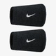 Напульсники Nike Swoosh Classic Doublewide Wristbands 2Pk Black/White Osfm ONE SIZE Чорний N.101.2406.010.OS - изображение 2