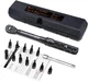 Динамометрический ключ 1/4" Lytool 2-24 Nm Drive Click Torque Wrench Set (с набором насадок Hex/Torx, удлинителем и кейсом) - изображение 1