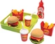 Zestaw do zabawy Ecoiffier Szef kuchni z hamburgerem na tacy 957 (3280250009573) - obraz 2