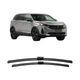 Стеклоочистители Aoye, подходящие для Peugeot 4008 (модели 2017-2024 гг.) / 2017-2025 гг., модель 5008, без каркаса, передние щетки стеклоочистителя, 1 пара, 28+17 - изображение 3