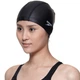 Классическая плавательная шапочка Speedo с силиконовым покрытием и трехслойной тканью, мягкая и удобная, черная. - изображение 7