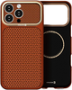 Etui Evelatus Carbon Premium MagSafe do Apple iPhone 18 Pro Brown (EVEAPP18PCPEMCBR) - obraz 1