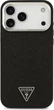 Etui plecki Guess Glitter Triangle Logo MagSafe do Apple iPhone 17 Pro Max / 18 Pro Max Black (GUHMP18XPFGTSCMK) - obraz 3