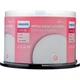 Чистые DVD-R диски PHILIPS / Диски с возможностью печати на поверхности / Записываемые диски, скорость 16x, 4,7 ГБ, 50 штук в упаковке - изображение 1