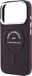 Etui plecki Karl Lagerfeld Embossed Open Ring RSG Logo MagSafe do Apple iPhone 17 Pro / 18 Pro Burgundy (KLHMP18LPSKRSGER) - obraz 6