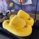 Тапочки женские пушистые мягкие тапки с мехом эко-кролик желтые 39, Весна/Лето - изображение 3