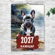 Календарь А3 перекидной настенный БУЛЬДОГ 13 листов ENTERSTORE (art. 250136) - изображение 1