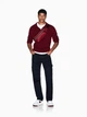 Пуловер мужской Armani Exchange 281758692 2XL Бордовый (1162186188) - изображение 3