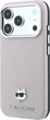Etui plecki Karl Lagerfeld Grained Choupette Head Metal MagSafe do Apple iPhone 17 Pro Max / 18 Pro Max Pink (KLHMP18X6PSCHLP) - obraz 2