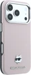 Etui plecki Karl Lagerfeld Grained Choupette Head Metal MagSafe do Apple iPhone 17 Pro Max / 18 Pro Max Pink (KLHMP18X6PSCHLP) - obraz 4
