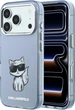 Etui plecki Karl Lagerfeld IML Choupette Body Sketch Print MagSafe do Apple iPhone 17 Pro / 18 Pro Light Blue (KLHMP18L6HCIKDB) - obraz 1