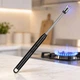 Електрична запальничка BBQ Lighter з USB-заряджанням і захисним блокуванням, чорна - зображення 1