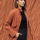 Ткань плащевая жатка IDEIA 150 см 130 гр/м2, 100% полиэстер, для курток, плащей и верхней одежды коричневая м.п. - изображение 8