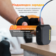 Міні насос Anoutway AT1 PRO AS210PRO для велосипеда акумуляторний електричний компресор 120 PSI для шин автоматичне накачування LED дисплей USB Type-C - зображення 5