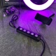 Набор блогера Кольцевая светодиодная лампа RGB LED RING MJ20 20 см + штатив 2.1 м (2208) - изображение 12