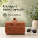 Складной органайзер-футляр для очков на 6 отделений AR-05 коричневый - изображение 5