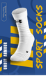 Носки Under Armour 22610208 унисекс баскетбольные хлопковые с махровой подошвой, белые, 3 пары, размер XL - изображение 3
