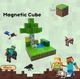 Магнітний конструктор Minecraft Березовий Оазис (48 деталей, 2 таємні фігурки) Кубики 2х2 см - зображення 5