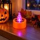 Хэллоуин декор LED свеча с имитацией пламени, набор 5 шт, 3,5x4 см, на батарейках - изображение 4