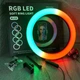 Кільцева світлодіодна лампа RGB LED RING MJ33 33 см з кріпленням для телефону (981723732ZZ) - зображення 4