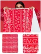 Плед Victoria’s Secret, червоний з білим візерунком, м’який та теплий - изображение 4
