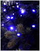 Уличная светодиодная гирлянда 10м 100LED 220V черный каучук динамический режим IP68 сине-белый SQ-27340 - изображение 6