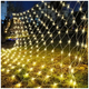 Гирлянда сетка светодиодная 1,2x1,2м 100LED 220V прозрачный шнур 8 режимов для украшения интерьера SQ-25541 - изображение 10