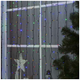Гирлянда штора светодиодная 6x1,5м 400LED черный шнур 8 режимов для праздничного оформления интерьера SQ-27315 - изображение 2