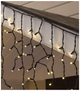 Гирлянда штора 3x1м 150 LED черный каучук для улицы статический режим теплый белый SQ-26939 - изображение 4