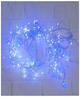 Светодиодная гирлянда штора 3x0.6м 200 LED USB Сине-белый 8 режимов IP44 Фейерверк SQ-26712 - изображение 1
