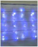 Светодиодная гирлянда штора 3x0.6м 200 LED USB Сине-белый 8 режимов IP44 Фейерверк SQ-26712 - изображение 3