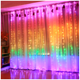 Умная гирлянда штора 300 LED 3x3м RGB USB 5В 1Вт IP44 для интерьера и улицы модель Роса SQ-26692 - изображение 9