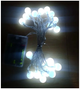 Гирлянда светодиодная 20 LED 3м матовые шарики белый USB батарейки для украшения интерьера SQ-28332 - изображение 5