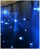 Гирлянда бахрома уличная 5х0.6м 100 LED черный каучук мерцание IP65 для декора SQ-26896 - изображение 5