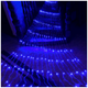 Гирлянда штора водопад 160 LED 2x2м USB 8 режимов защиты IP44 для декора интерьера SQ-26799 - изображение 1