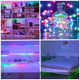 Умная светодиодная гирлянда RGB 20м 200 LED управление через USB Bluetooth для украшения интерьера Роса SQ-28304 - изображение 6