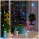 Уличная гирлянда бахрома 3м 100 LED 220В белый провод мультиколор для оформления фасадов и окон SQ-28793 - изображение 6