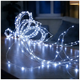Светодиодная гирлянда 300 LED 3м теплый белый USB и батарейки для новогоднего оформления Конский хвост SQ-28828 - изображение 3