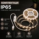 Світлодіодна LED стрічка IP65 5 метрів із кнопкою USB 5V, білий теплий, вологозахист силікон світильник для підсвічування кухні шаф, 3000K - зображення 2