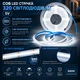 Светодиодная LED COB лента 3 метра, 320 LED на метр с сенсорной кнопкой USB 5V с регулировкой яркости, белый холодный, светильник для подсветки, питание от павербанка, 6000K - изображение 6
